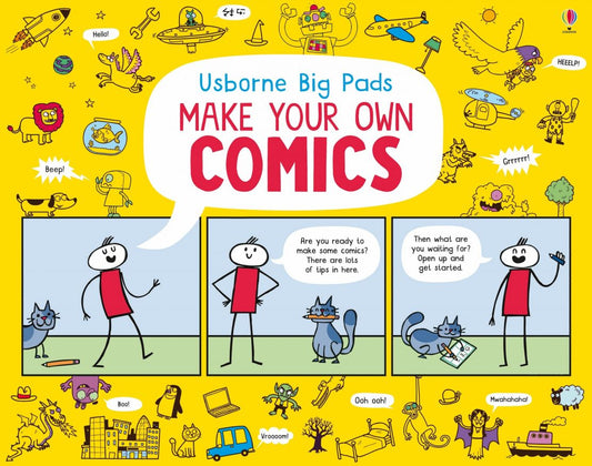Make your own comics Pad - Usborne Activities