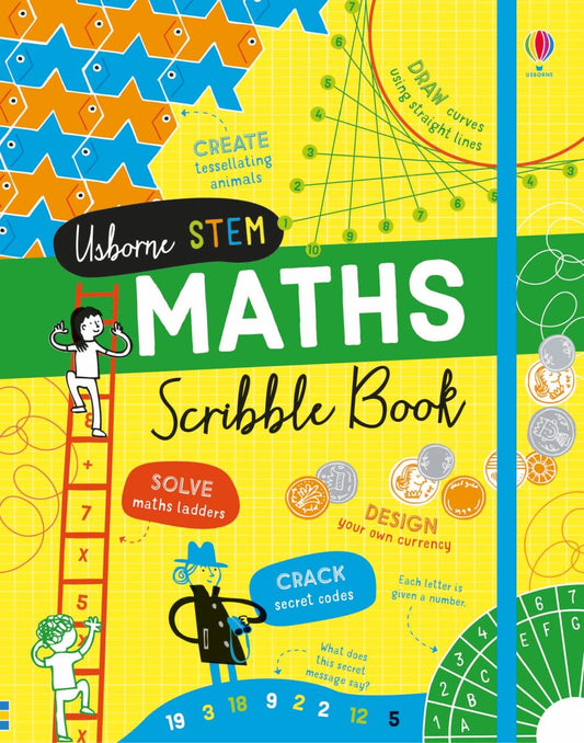 Usborne Stem Maths Scribble Book Age 7+
